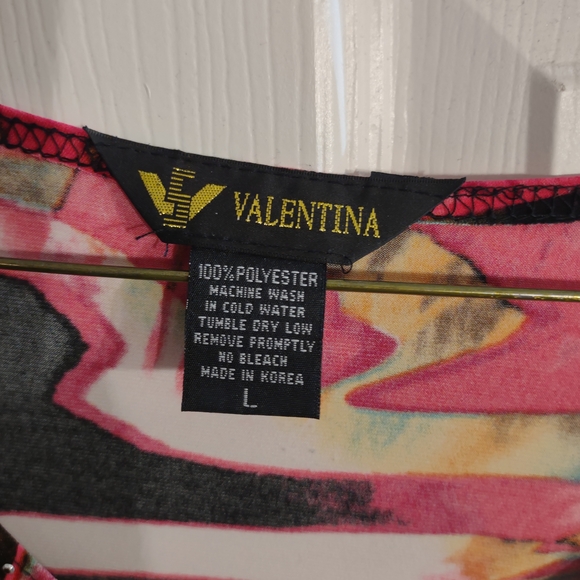 Valentina Pink and Yellow Artistic Top - Picture 2 of 3
